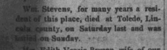 Clipping from Corvallis Gazette-Times